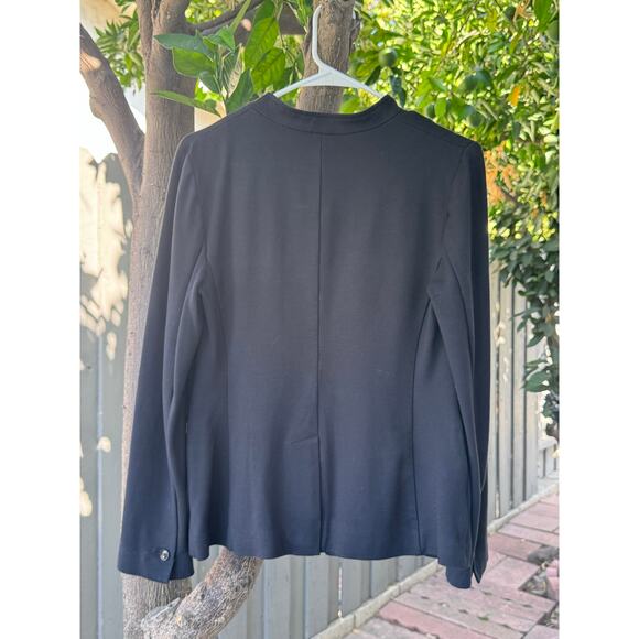 Banana Republic Black Blazer Women’s Size 4 Stretch Knit Workwear Jacket - Picture 5 of 6